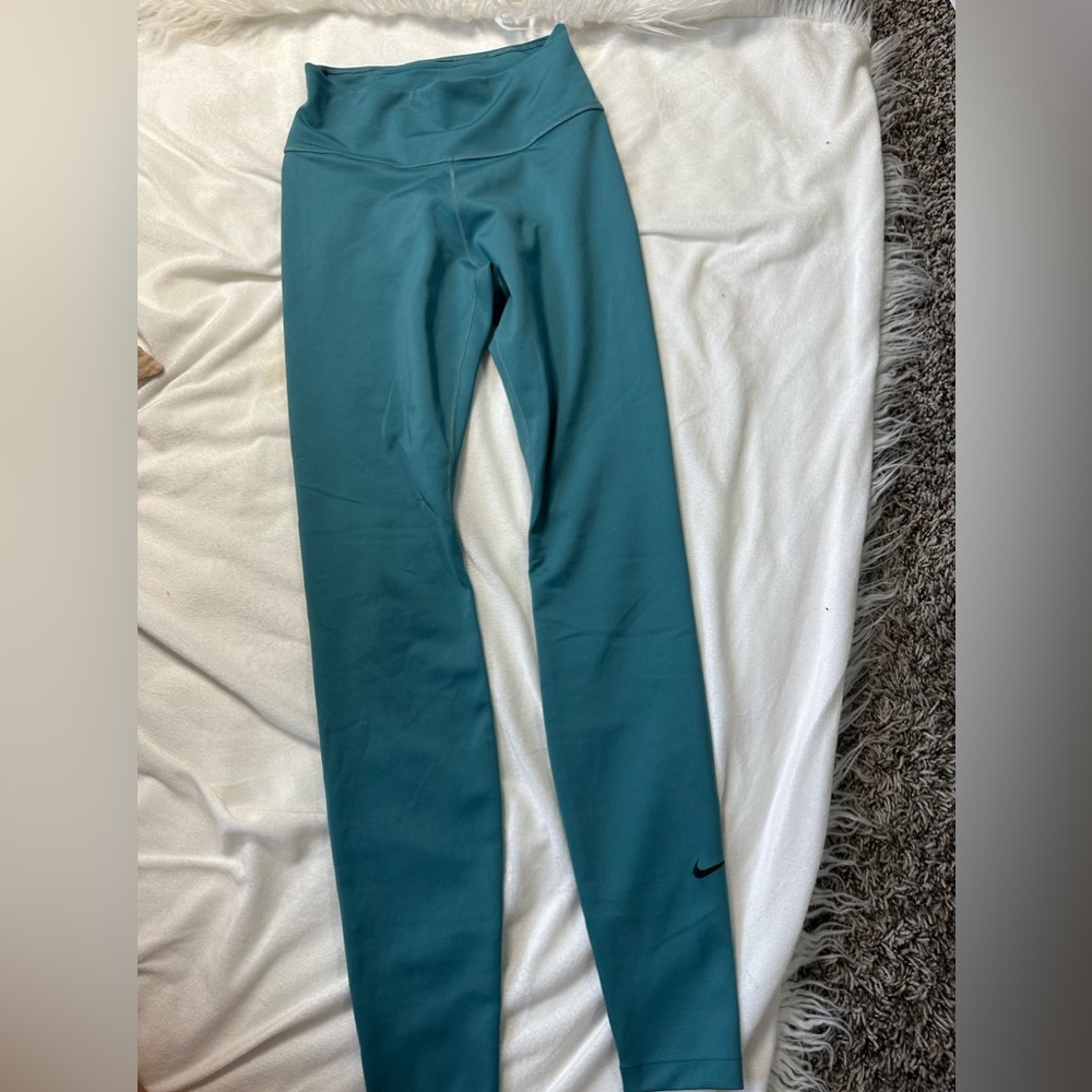 teal nike leggings
